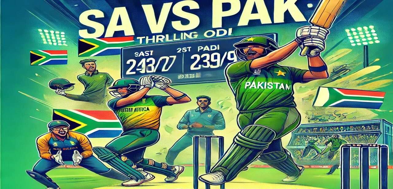 SA vs PAK 1st ODI: cricket victory of Pakistan.